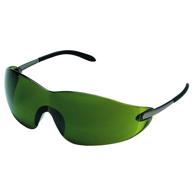 MCR Safety S21130 Blackjack Elite Protective Eyewear Green 3.0 Lens Duramass Scratch-Resistant