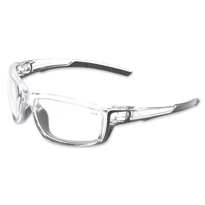 MCR Safety SR410 Swagger SR4 Safety Glasses, Polycarbonate, Durmass Hard Coat, Clear