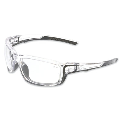 MCR Safety SR410PF Swagger SR4 Safety Glasses, Polycarbonate, AF/Anti-Scratch Lens, Clear