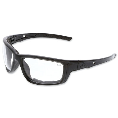MCR Safety SR510AF Swagger SR5 Foam-Lined Spoggle Safety Glasses, Polycarbonate, AF/Anti-Scratch Lens, Charcoal