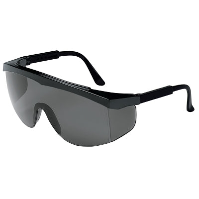 MCR Safety SS112 Stratos Spectacles Gray Lens Polycarbonate Duramass HC Black Frame Nylon