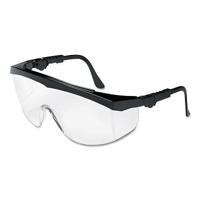 MCR Safety TK110AF Tomahawk Protective Eyewear Clear Lens Polycarbonate Anti-Fog Black Frame