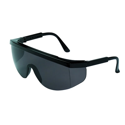 MCR Safety TK112 TK1 Series Safety Glasses Gray Lens Duramass Hard Coat Black Frame Nylon