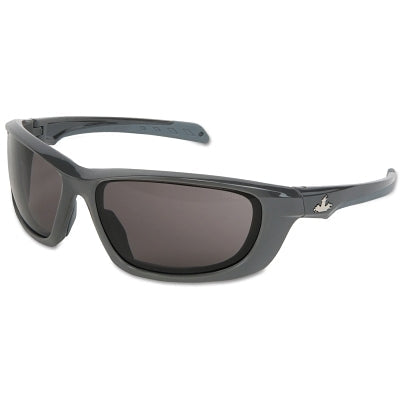 MCR Safety UD112PF USS Defense Safety Glasses, Gray Lens, MAX6 Anti-Fog, Gunmetal Frame