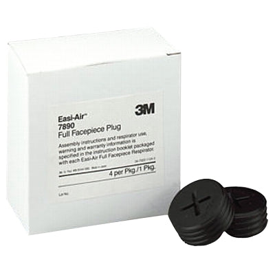 3M 7000029584 7000 Series Facepiece Accessories, Full-Face Plug, Used With 7800S