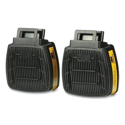 3M 7100153220 Secure Click HF-800 Series Cartridge/Filter, OV/AG Cartridge, Black/Yellow