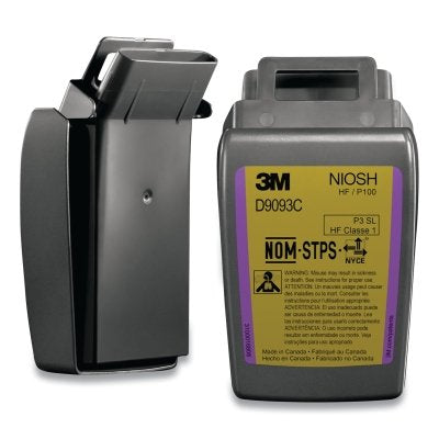 3M 7100206896 Secure Click HF-800 Series Cartridge/Filter, Hard Case P100 Particulate Fltr/HF/Nuis Lvl OV/AG, Magenta/Yell, 144 EA/CA