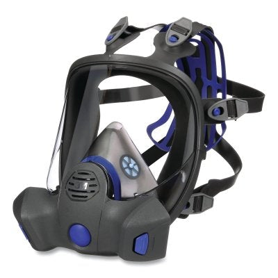 3M 7100261326 Secure Click Full Facepiece Reusable Respirator, Medium, Particulates, Silicone Body