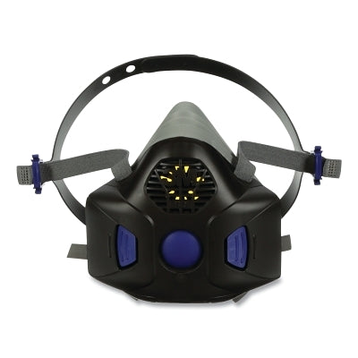 3M 7100172045 Secure Click Half Facepiece Reusable Respirator, Small, Gas/Vapor, with Speaking Diaphragm, Silicone/Nylon