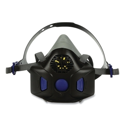 3M 7100172051 Secure Click Half Facepiece Reusable Respirator, Medium, Gas/Vapor, with Speaking Diaphragm, Silicone/Nylon