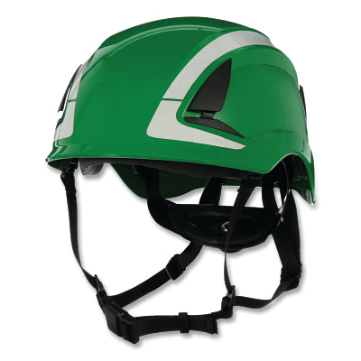 3M 7100175557 SecureFit Safety Helmet, w/Reflective Tape, Green