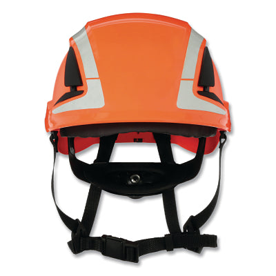 3M 7100175567 SecureFit Safety Helmet, Vented, w/Reflective Tape, Orange