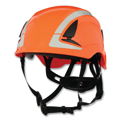 3M 7100175559 SecureFit Safety Helmet, w/Reflective Tape, Orange