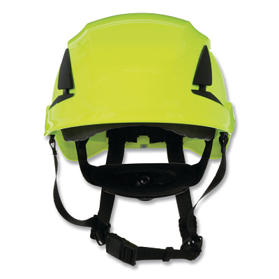 3M 7100175569 SecureFit Safety Helmet, Vented, HV Green