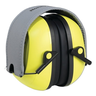 Honeywell Howard Leight 1035106VS VeriShield 100 Series Passive Earmuffs 27 dB Hi-Viz Yellow Folding VS120FHV