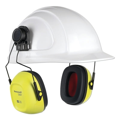 Honeywell Howard Leight 1035127VS VeriShield 100 Series Passive Earmuffs 27 dB Hi-Viz Yellow Hard Hat VS130HHV