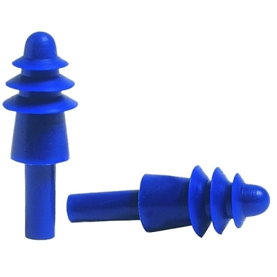 Honeywell Howard Leight AS1 AirSoft Reusable Earplug, Thermoplastic Elastomer, Blue/Red, Uncorded