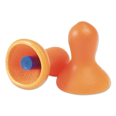 Honeywell Howard Leight QD1DS Multiple-Use Earplug, Vinyl, Orange, Uncorded