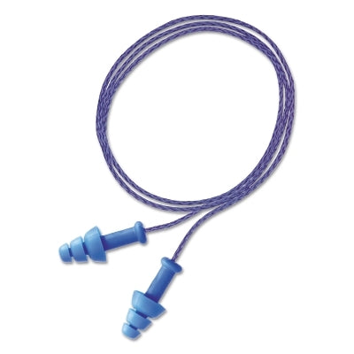 Honeywell Howard Leight SMF30BU SmartFit Reusable Earplugs, TPE, Blue, Corded