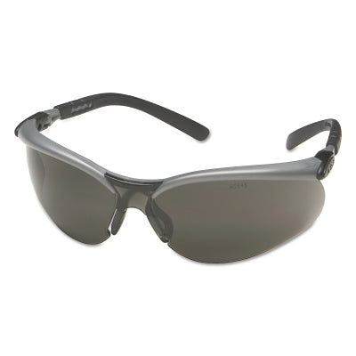 3M 7000052796 BX Safety Eyewear, Gray Lens, Anti-Fog, Hard Coat, Black/Silver Frame, Nylon