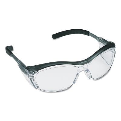 3M 7000127497 Nuvo Safety Eyewear, Clear Lens, Anti-Fog, HC, Translucent Gray Frame, Nylon