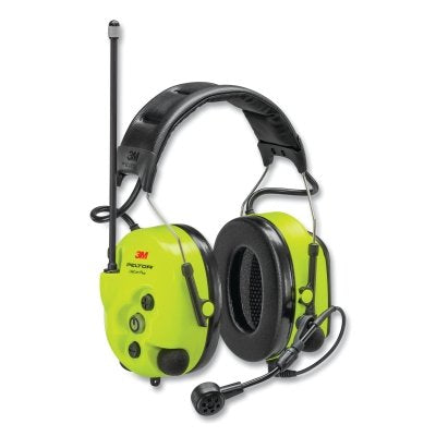 3M 7100229187 PELTOR LiteCom Plus Headset, 27 dB, Yellow, Headband