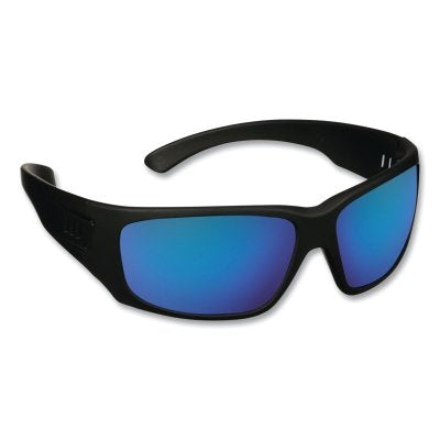 3M MXE1029AF-BLK Maxim Elite 1000 Series Safety Glasses, Blue Violet Mirror Lens, Anti-Fog, Black Frame, Rubber Frame