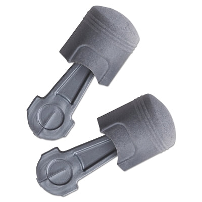 3M 7000127672 Pistonz Earplug, Polyurethane, Gray, Thumb-Grip, Uncorded