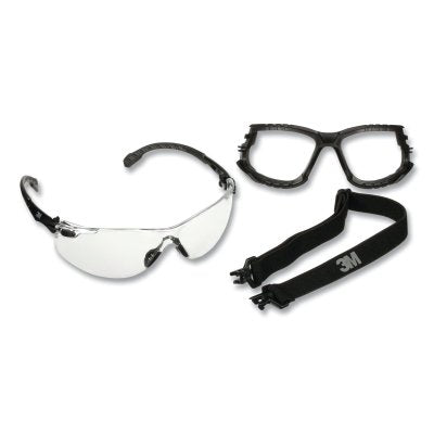 3M S1501SGAF-KT Solus 1000 Series Protective Eyewear, Polycarbonate, Anti-scratch/Anti-fog, Black, Polycarbonate Frame