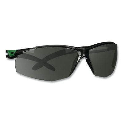3M 7100239086 SecureFit 500 Series Protective Eyewear, Polycarbonate, Anti-Scratch, Anti-Fog, 3.0 IR Shade, Green/Black Plastic Frame