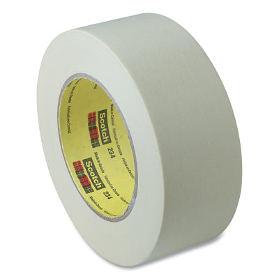 3M 7000143654 234 Series General Purpose Masking Tapes, 3/4 in x 55 m, Tan