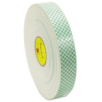 3M 7000048479 Double Coated Urethane Foam Tapes 4016, 3/4 in X 36 yd, 62 mil, Off-White