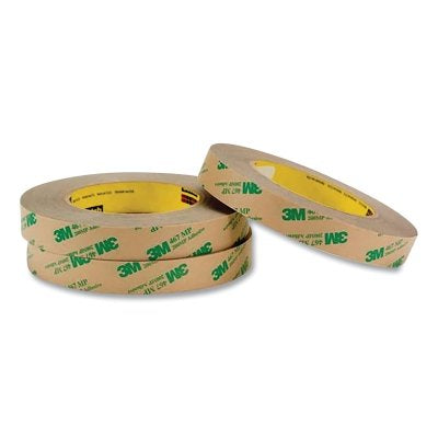 3M 7100111064 Adhesive Transfer Tape 467MP, 60 yd L x 1 in W, Clear