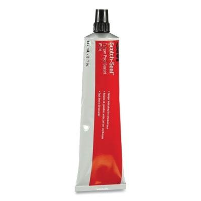3M 7100000165 Scotch-Seal 1252 Tamper Proof Sealant, 5 oz, Tube, White