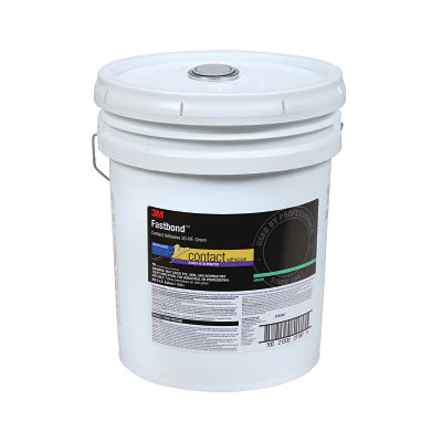 3M 7000121383 Fastbond Contact Adhesive 30NF, 5 Gallon Drum, Green