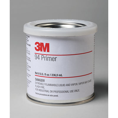 3M 7100003278 Tape Primer 94, 1/2 Pint Can, Light Yellow