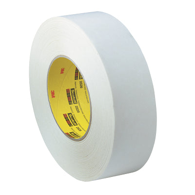 3M 7000123733 Textile Flatback Tape 2526, 3.77 in x 60.14 yd, 9.8 mil, White