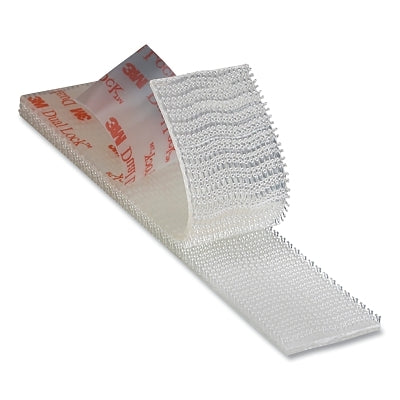 3M 7000002103 Dual Lock Reclosable Fastener, SJ3560, Type 250, Clear, 1-1/2 in W x 50 yd L