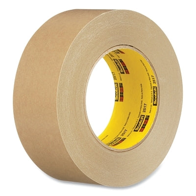 3M 7000088502 Scotch Flatback Tape 2517, 48 mm X 55 m, 6.5 mil, Medium Brown