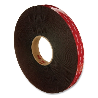 3M 7000042794 VHB Tape, 1 in W, 36 yd L, 45 mil thick, Black