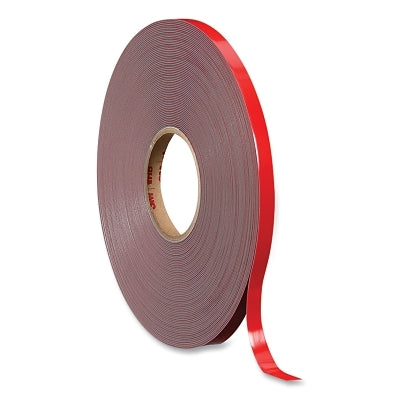 3M 7000123930 VHB Tape, 4646, 1 in W, 36 yd L, 25 mil thick, Dark Gray