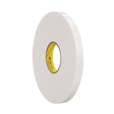 3M 7000048506 VHB Tape, 4951, 3/4 in L x 36 yd W, 45 mil, White