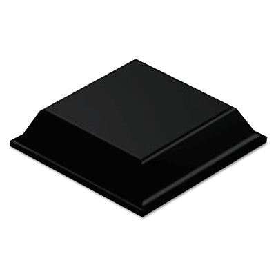 3M 7000001902 Bumpon Protective Product, SJ5008, Square-Tapered with Flat Top, Polyurethane, 0.5 in L x 0.5 in W x 0.122 in H, Black