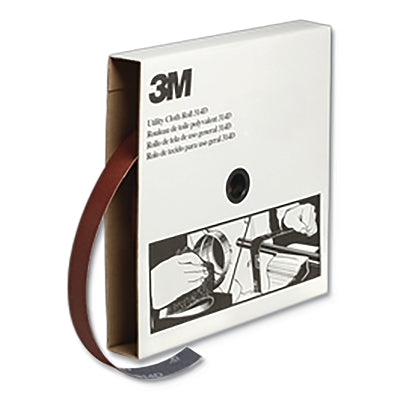 3M 7000118533 Utility Cloth Roll 314D, 1.5 in W, 150 ft L, P50 Grit