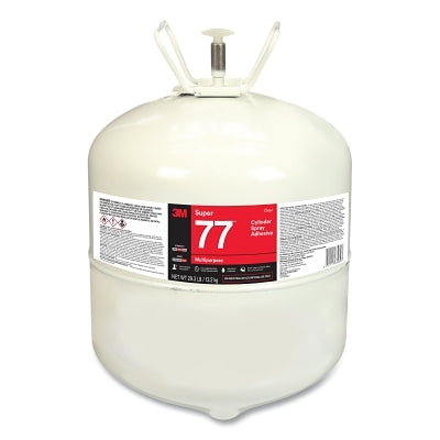 3M 7000144617 Super 77 Multipurpose Cylinder Spray Adhesive, Large Cylinder, Clear