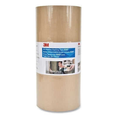 3M 7100079743 All Weather Flashing Tape 8067, 12 in x 75 ft, 9.9 mil, Tan