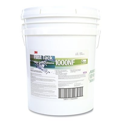 3M 7000046563 Fast Tack 1000NF Water Based Adhesive, 5 gal, Pail, Purple
