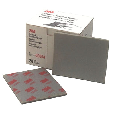 3M 7000000590 Softback Sanding Sponge, 4-1/2 in x 5-1/2 in, Medium, 120/180 Grit, Wet or Dry