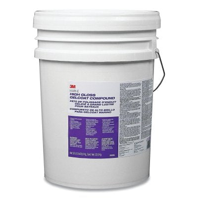 3M 7010325986 Marine High Gloss Gelcoat Compound, White