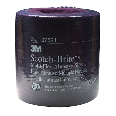 3M 7000120922 Scotch-Brite Multi-Flex Sheet Roll, Aluminum Oxide, Very Fine